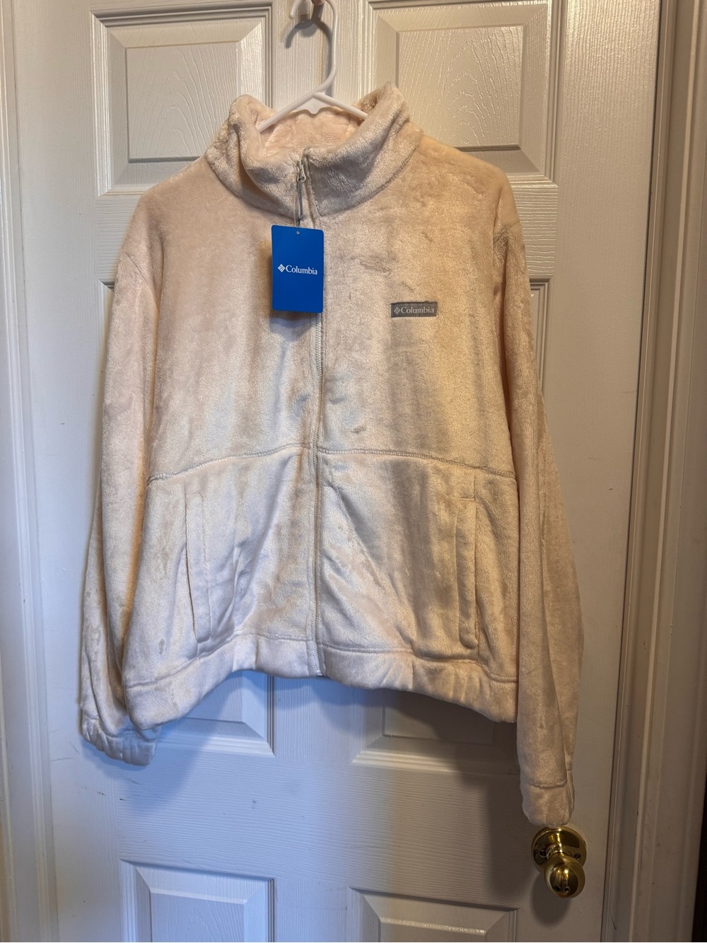 Columbia Fireside Full Zip Plush Fleece Jacket Cream – Women’s 2X – NWT
